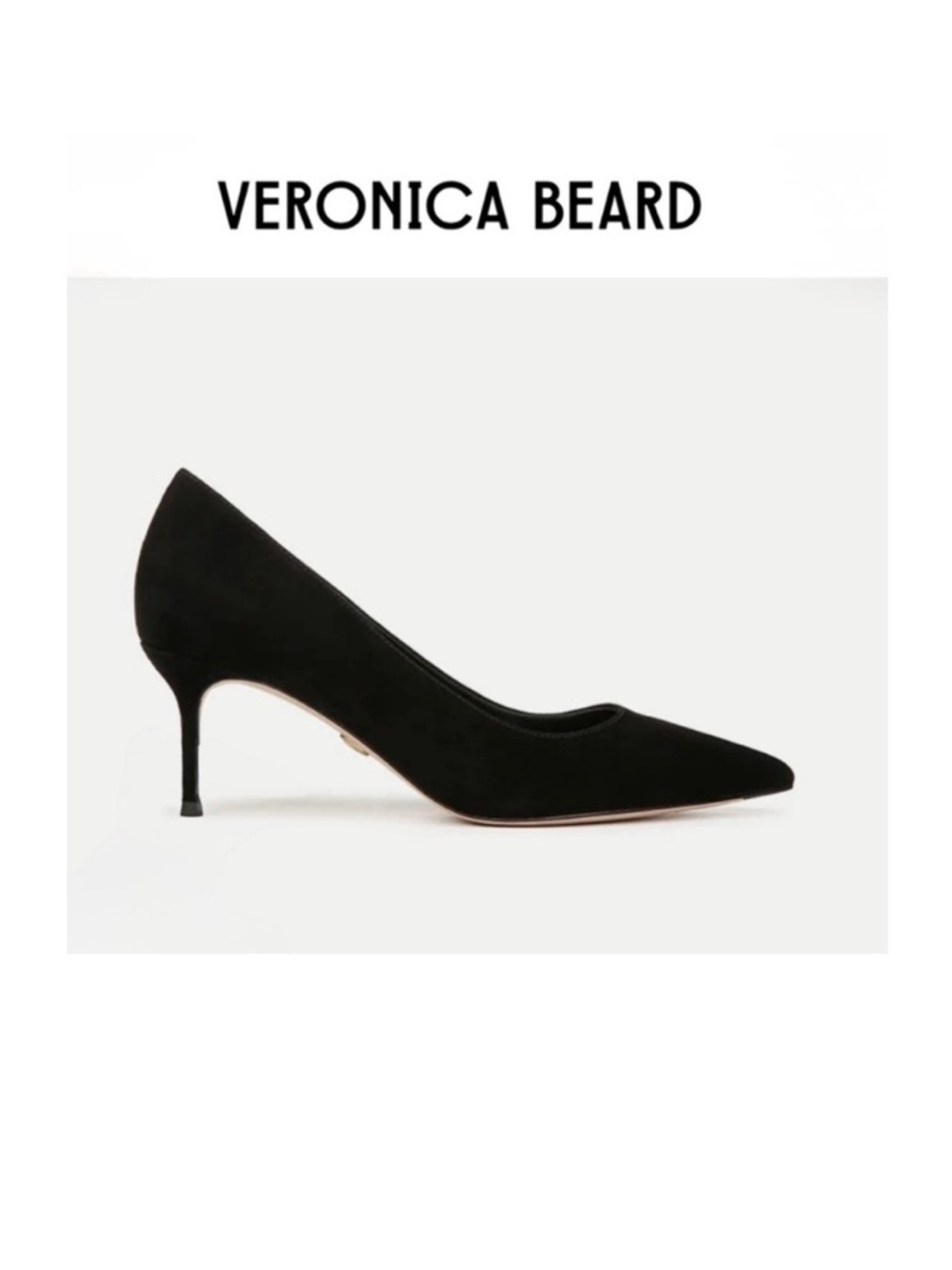 VERONICA BEARD
Rita Suede Pump all black size women  9 preowned